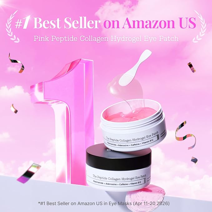 COSRX Pink Peptide Collagen Hydrogel | Parches Antiojeras para el Contorno de Ojos