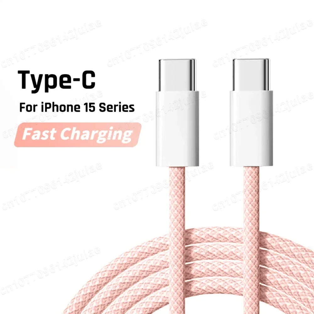 Cable USB-C a Tipo C carga rápida 60W PD 6A para iPhone 18 17 16 15 Pro MAX, Samsung S26 y Xiaomi