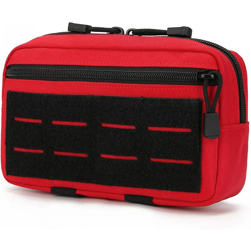 Bolsa táctica utilitaria MOLLE 1000D corte láser, compacta, resistente al agua, para mochila, chaleco, cinturón y accesorios de caza