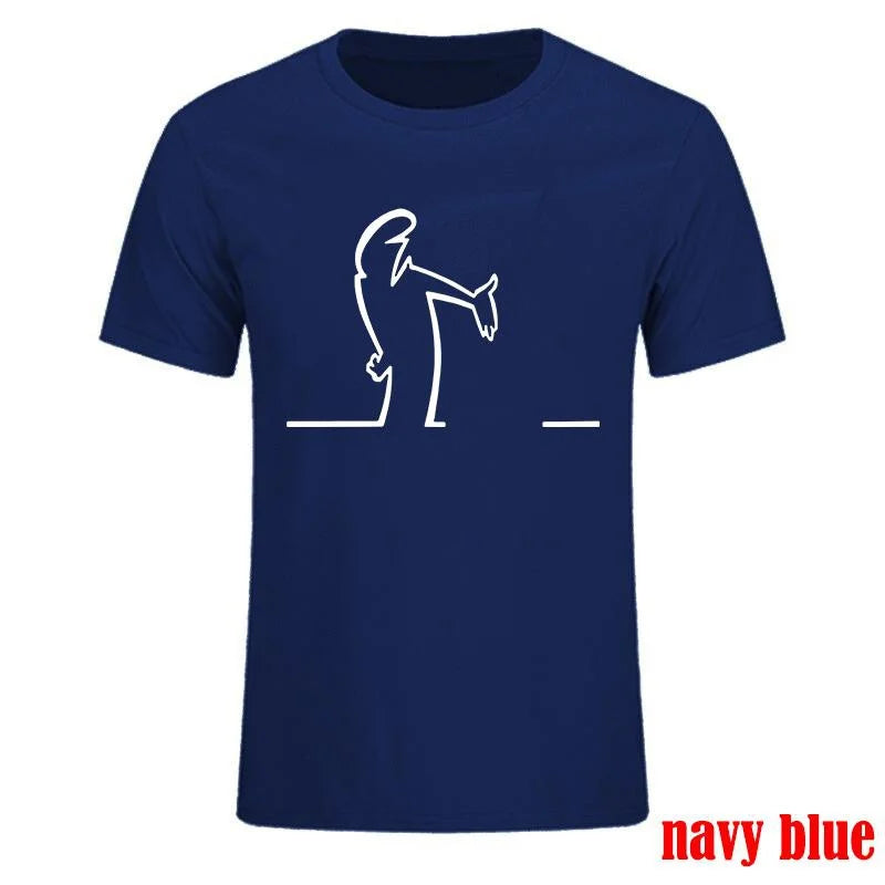 Camisetas de verano para hombre, diseño gráfico divertido La Linea, algodón cómodo y premium