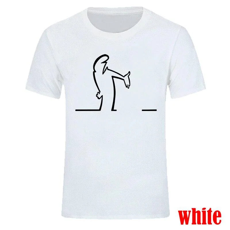 Camisetas de verano para hombre, diseño gráfico divertido La Linea, algodón cómodo y premium