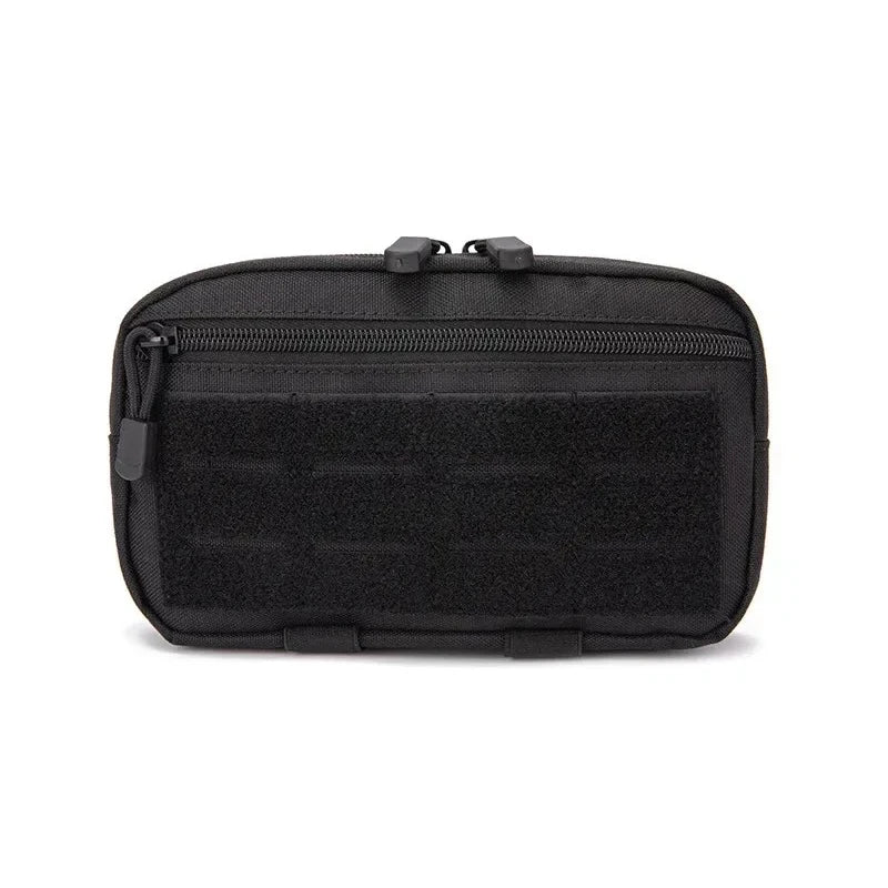 Bolsa táctica utilitaria MOLLE 1000D corte láser, compacta, resistente al agua, para mochila, chaleco, cinturón y accesorios de caza