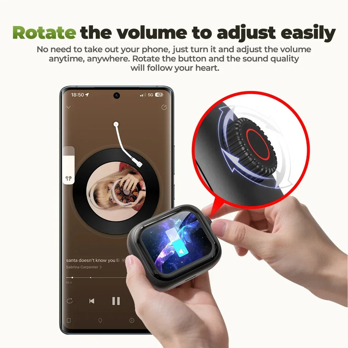 HTC NE40 Auriculares inalámbricos TWS Bluetooth 6.0 con pantalla Ultra HD