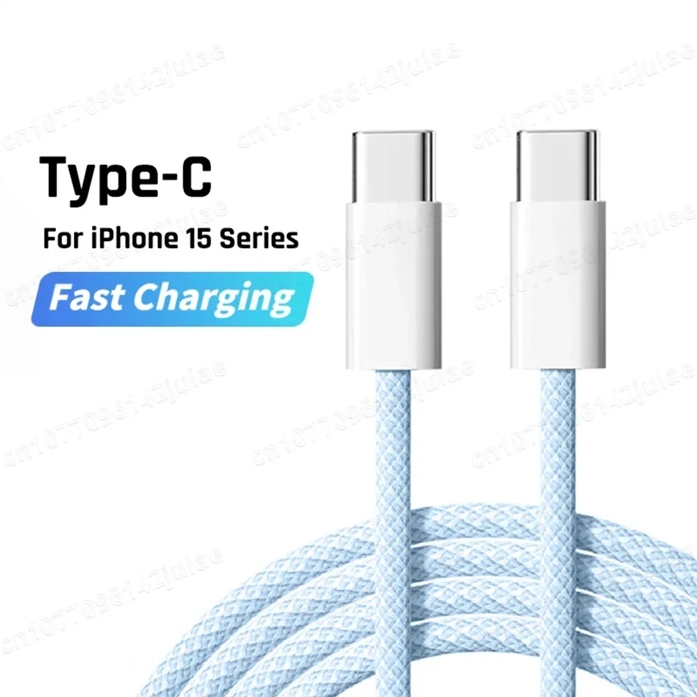 Cable USB-C a Tipo C carga rápida 60W PD 6A para iPhone 18 17 16 15 Pro MAX, Samsung S26 y Xiaomi