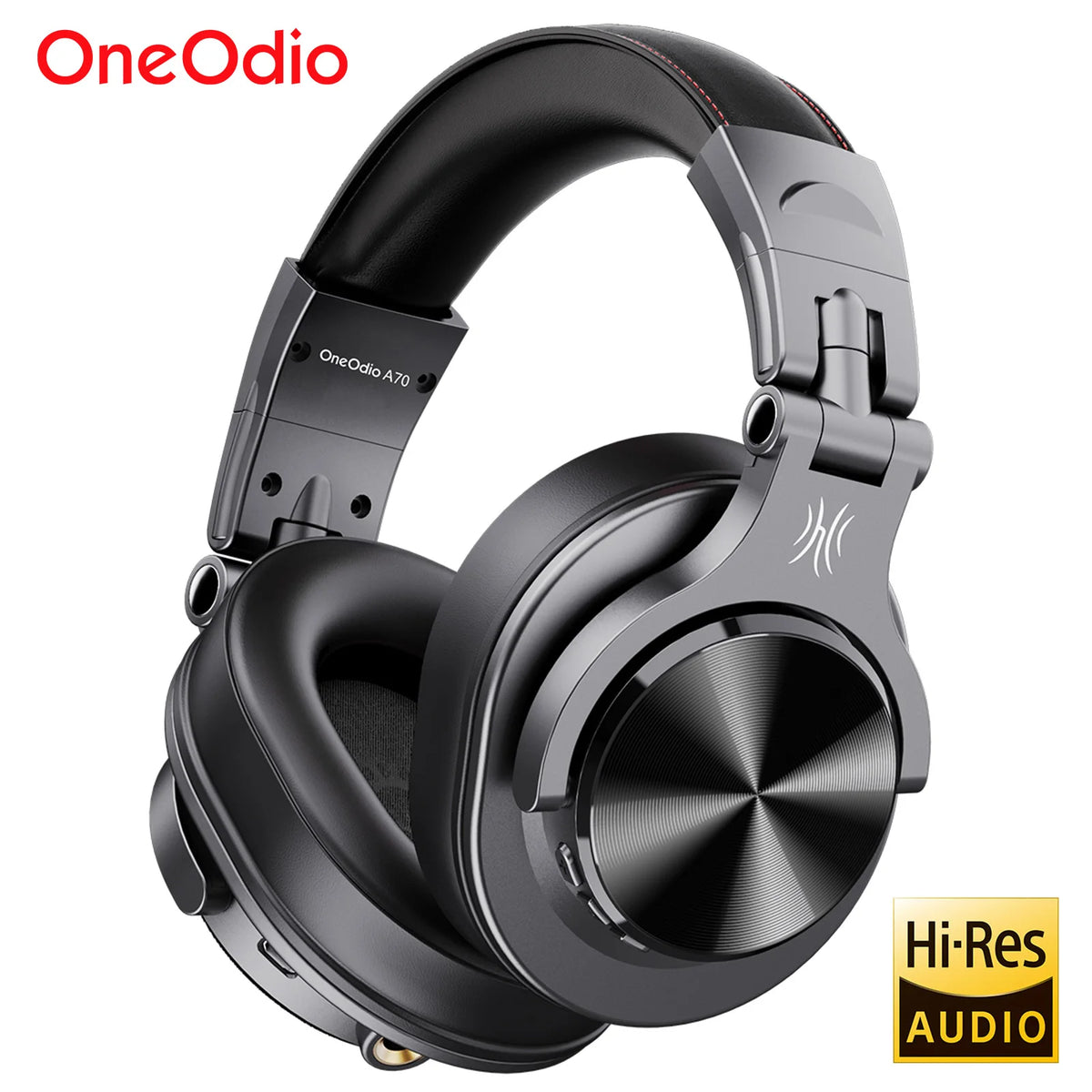 Oneodio Fusion A70 Auriculares Bluetooth Hi-Res | Inalámbricos Over-Ear 72H | Monitor de Estudio DJ HiFi