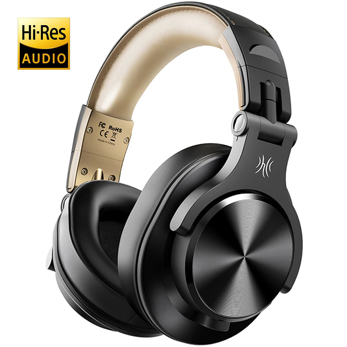 Oneodio Fusion A70 Auriculares Bluetooth Hi-Res | Inalámbricos Over-Ear 72H | Monitor de Estudio DJ HiFi