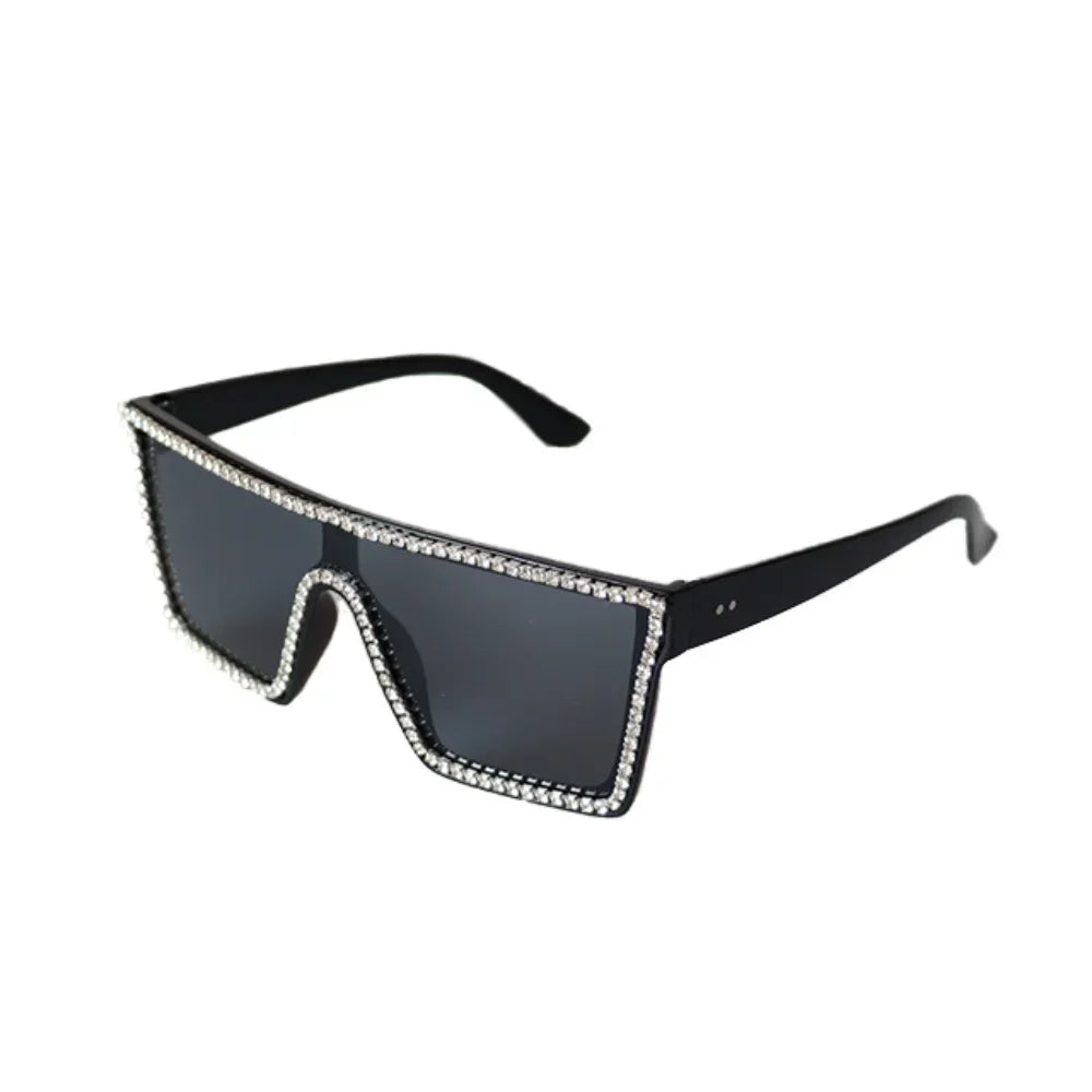 Gafas de sol cuadradas degradadas blancas clásicas para mujer, moda retro, protección UV400, montura grande, viaje y ciclismo