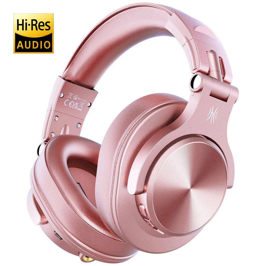Oneodio Fusion A70 Auriculares Bluetooth Hi-Res | Inalámbricos Over-Ear 72H | Monitor de Estudio DJ HiFi