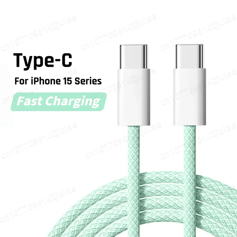 Cable USB-C a Tipo C carga rápida 60W PD 6A para iPhone 18 17 16 15 Pro MAX, Samsung S26 y Xiaomi