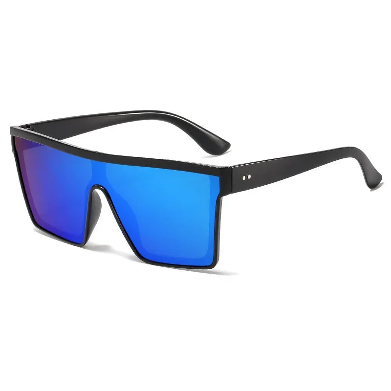 Gafas de sol cuadradas degradadas blancas clásicas para mujer, moda retro, protección UV400, montura grande, viaje y ciclismo