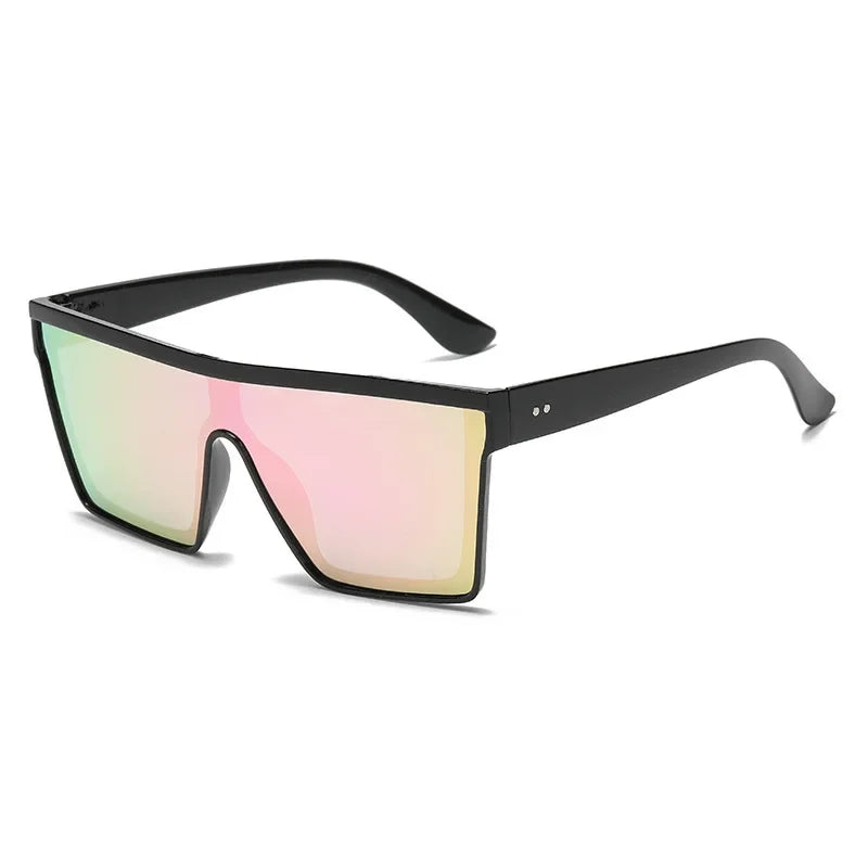 Gafas de sol cuadradas degradadas blancas clásicas para mujer, moda retro, protección UV400, montura grande, viaje y ciclismo