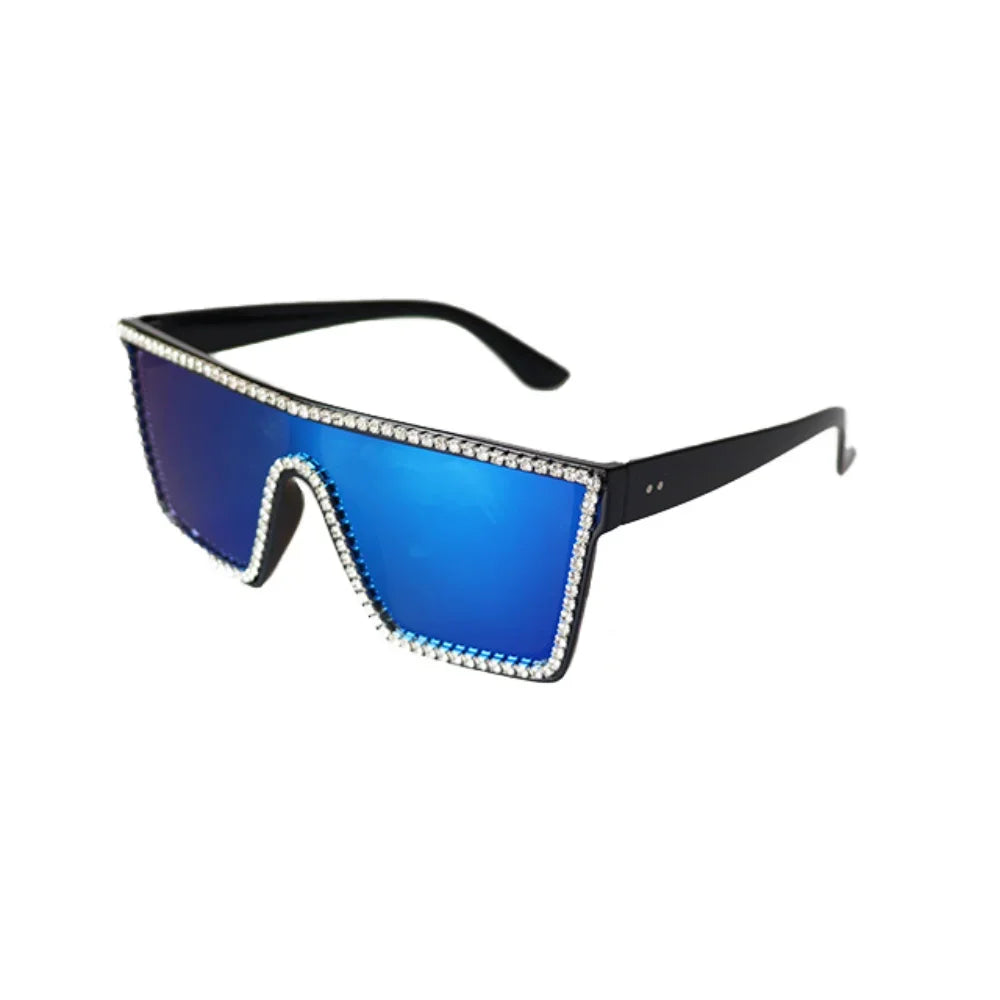 Gafas de sol cuadradas degradadas blancas clásicas para mujer, moda retro, protección UV400, montura grande, viaje y ciclismo