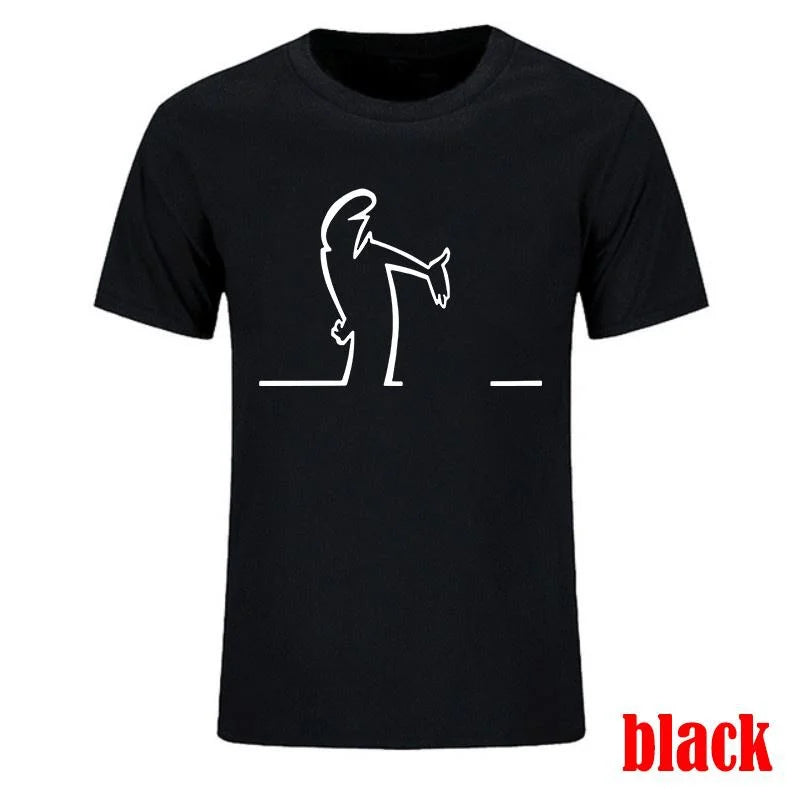 Camisetas de verano para hombre, diseño gráfico divertido La Linea, algodón cómodo y premium