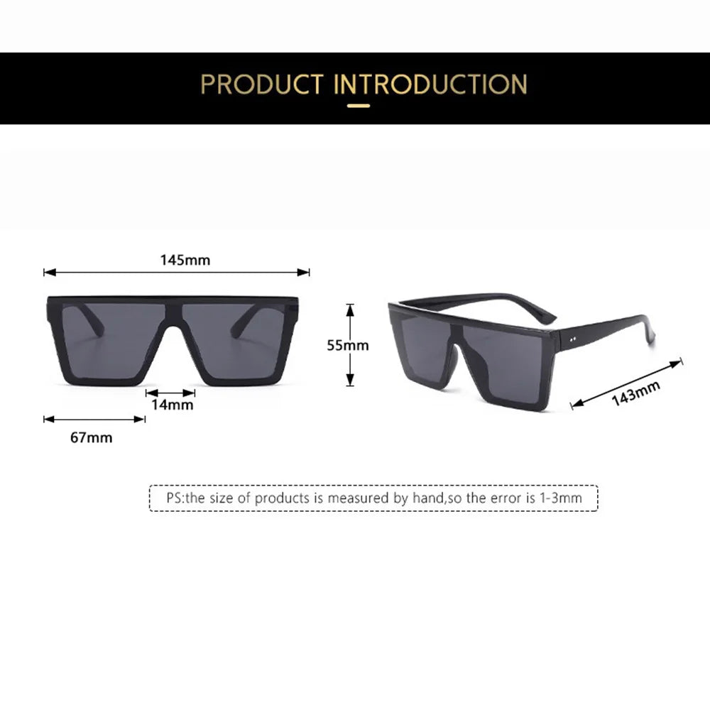 Gafas de sol cuadradas degradadas blancas clásicas para mujer, moda retro, protección UV400, montura grande, viaje y ciclismo