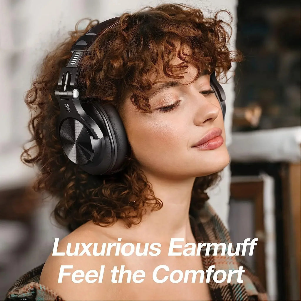 Oneodio Fusion A70 Auriculares Bluetooth Hi-Res | Inalámbricos Over-Ear 72H | Monitor de Estudio DJ HiFi